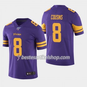 Herren Minnesota Vikings Trikot Kirk Cousins 8 Nike Lila 100th